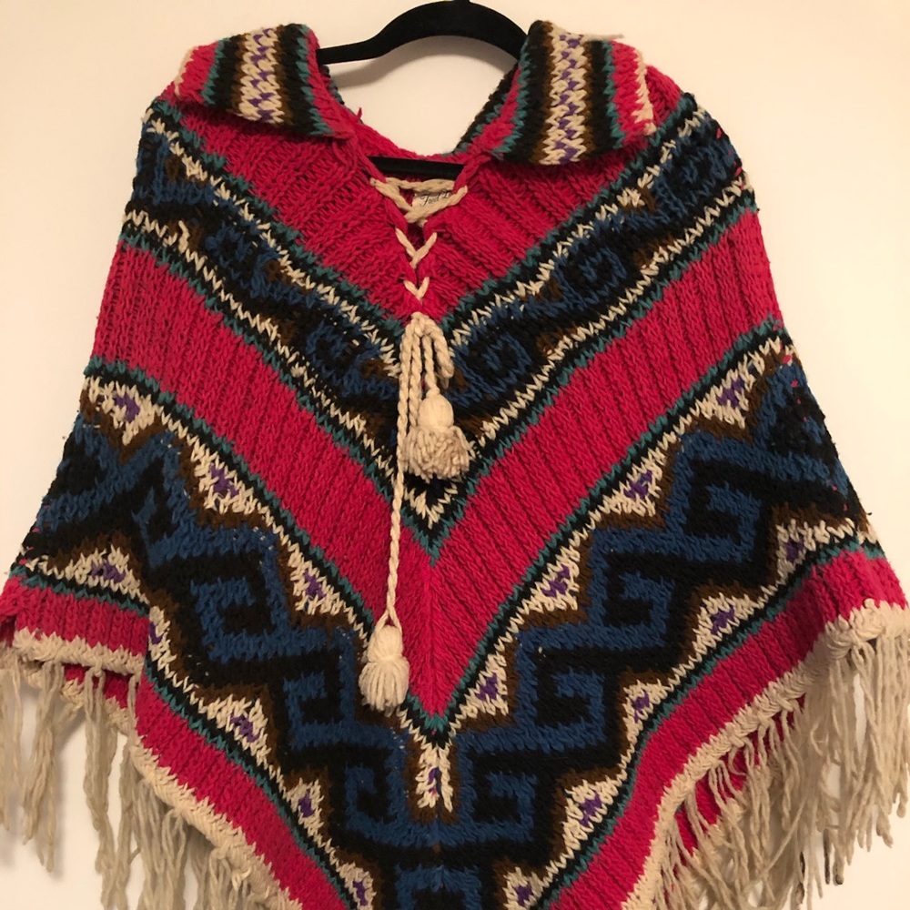 Vintage poncho
